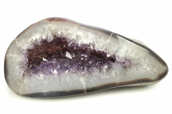 Sparkly, Purple Amethyst Geode - Uruguay #276001